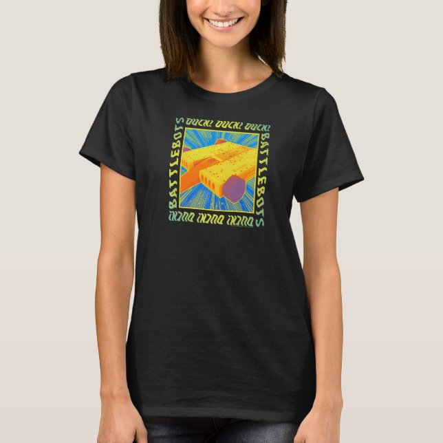 BattleBots Duck Centred Box Up T-Shirt (Front)