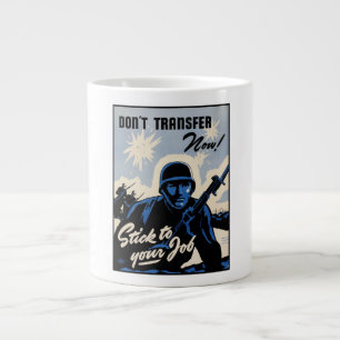 Battlefield Beachhead Assault by American Warriors Large Coffee Mug