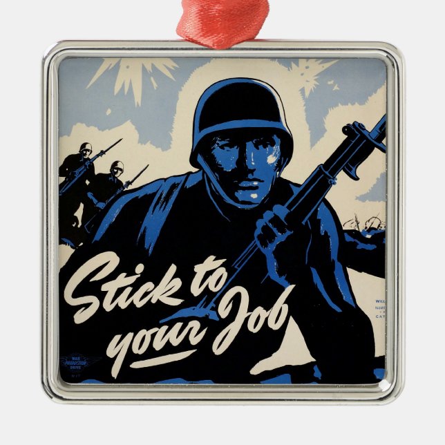 Battlefield Beachhead Assault by American Warriors Metal Ornament (Front)