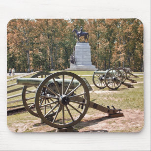 Battlefield Cannons Gettysburg PA Mouse Pad