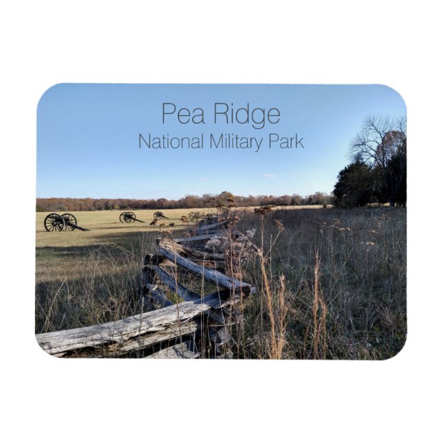 Battlefield, Pea Ridge National Military Park, MO Magnet (Horizontal)