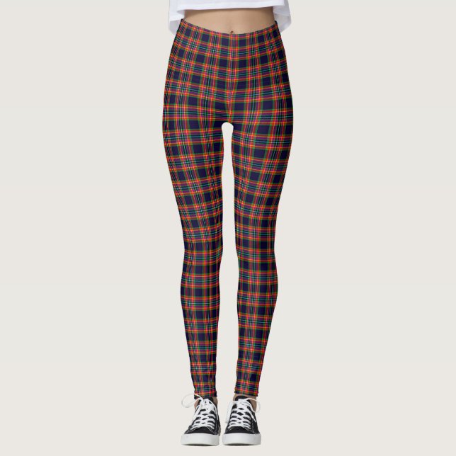 Battlefield Plaid Leggings (Front)