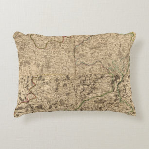 Battlefields and Roman roads Accent Pillow