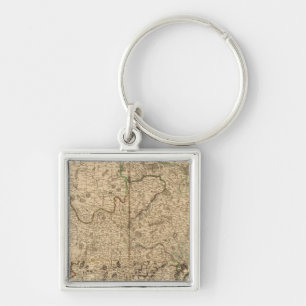 Battlefields and Roman roads Keychain