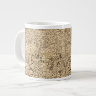 Battlefields and Roman roads Large Coffee Mug