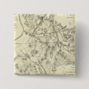 Battlefields in Front of Nashville 2 Inch Square Button