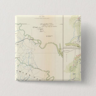 Battlegrounds Richmond, Va 2 Inch Square Button
