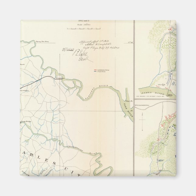 Battlegrounds Richmond, Va Magnet (Front)