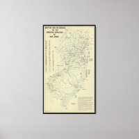 Battles of the Revolutionary War in New Jersey Map