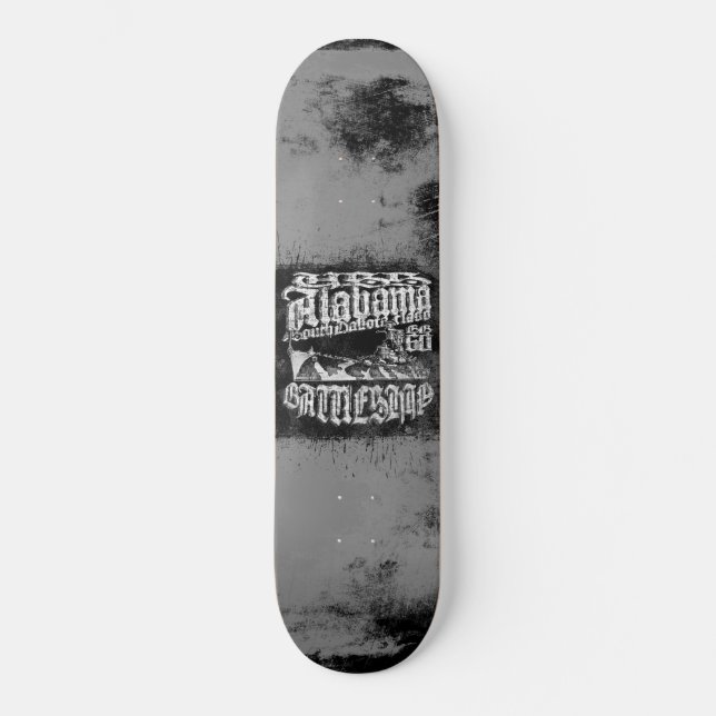 Battleship Alabama 8 1/8" Skateboard (Front)