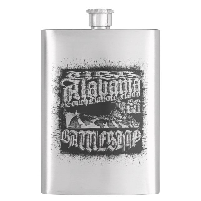 Battleship Alabama Classic Flask Classic Flask (Front)