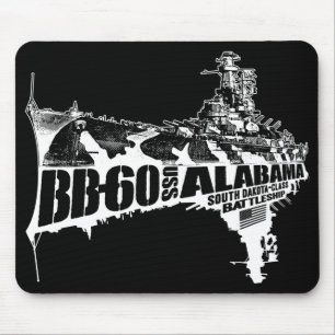 Battleship Alabama Mouse Pad