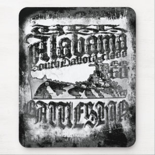Battleship Alabama Mousepad