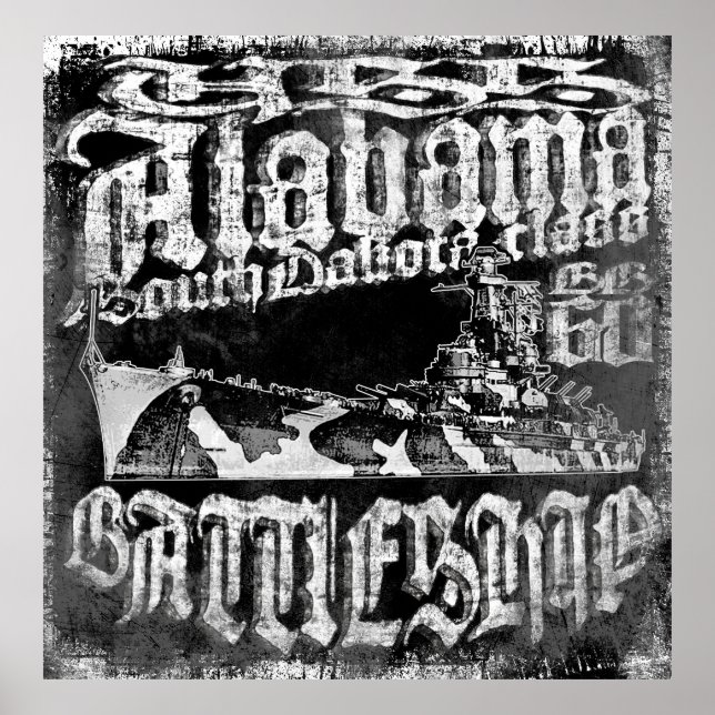 Battleship Alabama Poster (Front)