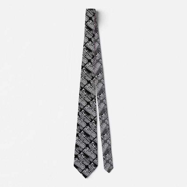 Battleship Alabama Tie Neck Tie (Front)