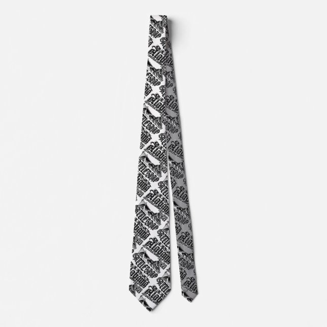 Battleship Alabama Tie Neck Tie (Front)