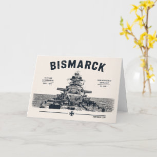 Battleship Bismarck Greeting Card
