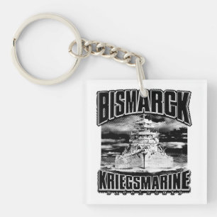 Battleship Bismarck Keychain