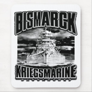 Battleship Bismarck Mouse Pad