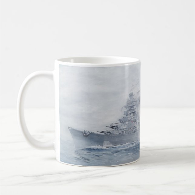 Battleship Bismarck mug (Left)