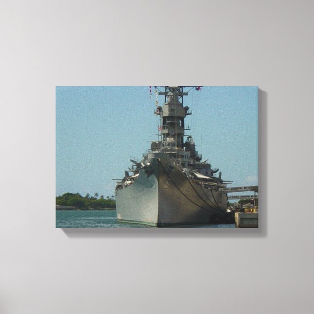 Battleship Canvas Print (Front)