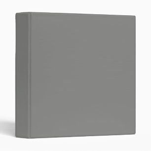 Battleship grey (solid colour) Binder