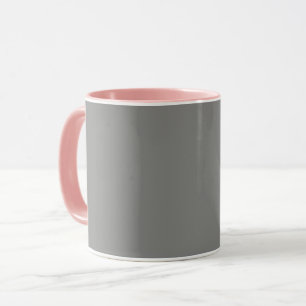  Battleship grey (solid colour)  Mug