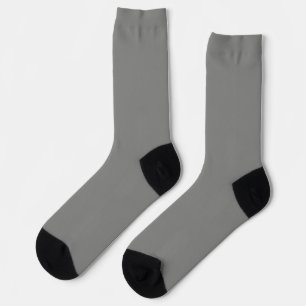  Battleship grey (solid colour)  Socks