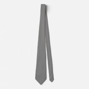  Battleship grey (solid colour)  Tie