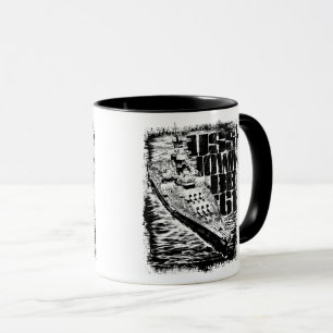 Battleship Iowa Combo Mug