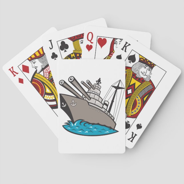 Battleship Playing Cards (Back)