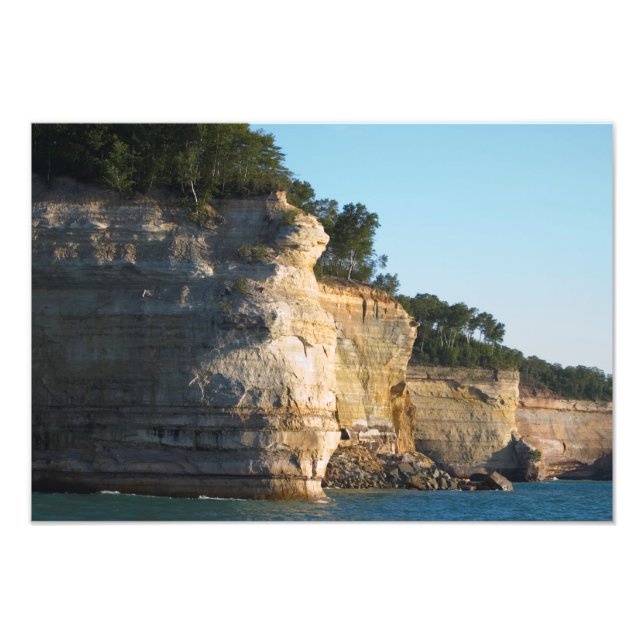 Battleship Row, Pictured Rocks NL, Michigan Photo Print (Front)