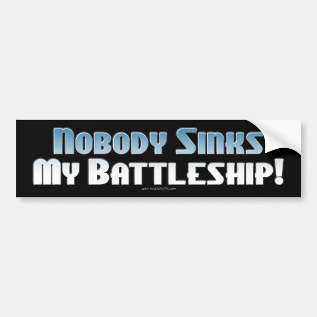 Battleship: The Game... Bumper Sticker (Front)
