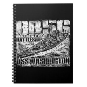 Battleship Washington Notebook