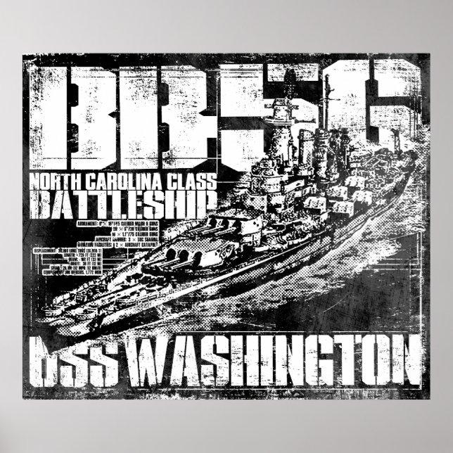 Battleship Washington Poster (Front)