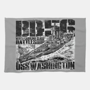 Battleship Washington Towels
