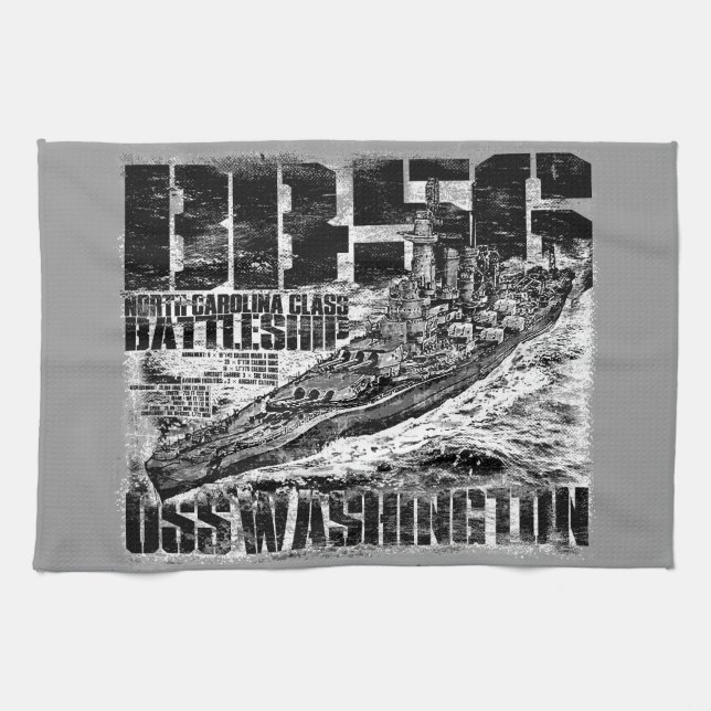 Battleship Washington Towels (Horizontal)
