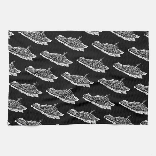 Battleship Washington Towels (Horizontal)