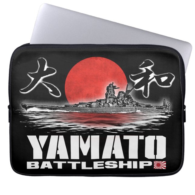 Battleship Yamato Computer Sleeve Electronics Bag (Front)