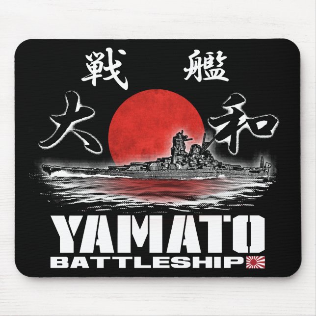 Battleship Yamato Mouse Pad Mousepad (Front)