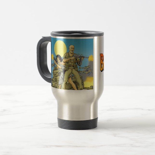 Battron travel mug (Front Left)