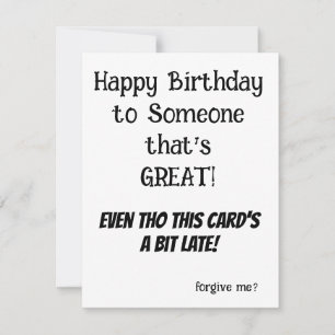 BATTU Carte d'anniversaire pour tout le monde - FU