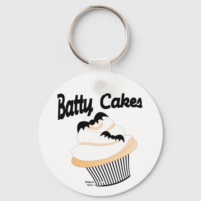 Batty CAkes Keychain (Front)