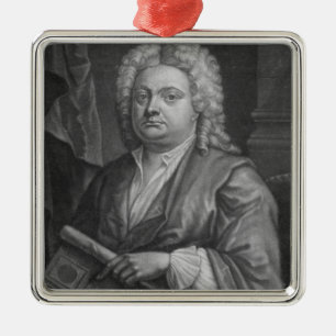 Batty Langley, print made by J. Carwitham, 1741 Metal Ornament