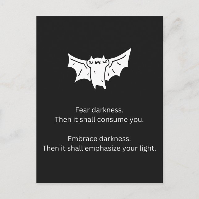 Batty The Bat Postcard (Front)