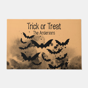 Batty Trick or Treat Signature Doormat