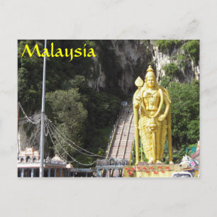 Batu Caves Statue Malaisie Carte postale