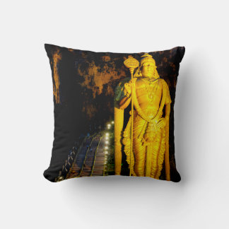 Batu Caves Throw Pillow