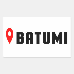 Batumi Georgia, Batumi destination, Batumi map pin Sticker