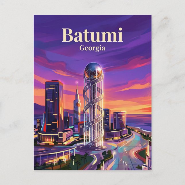 Batumi Georgia Postcard (Front)